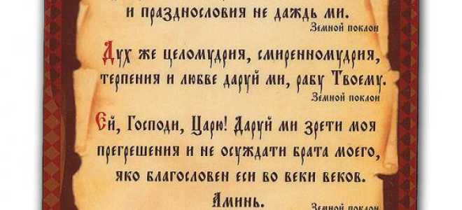 ОТЦЫ ПУСТЫННИКИ И ЖЕНЫ НЕПОРОЧНЫ…стихотворение А.С.Пушкина на молитву св. Ефрема Сирина